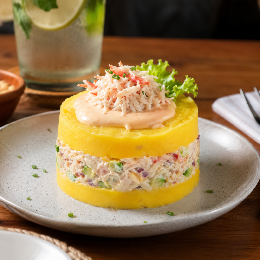 Causa de Cangrejo.